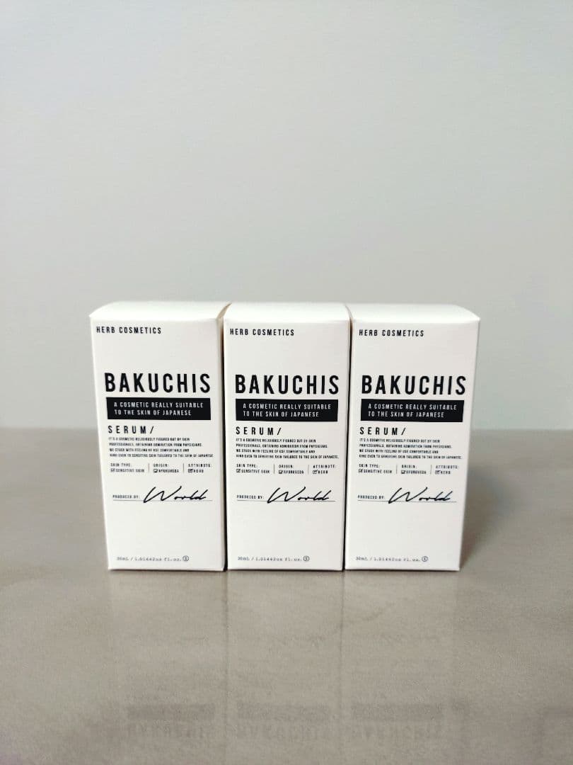 BAKUCHIS SERUM バクチスセラム 30ml 美容液 3本セット