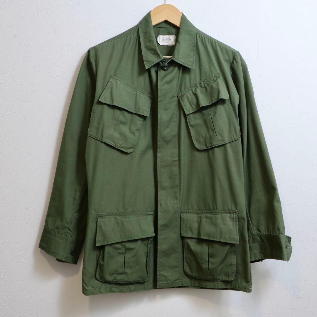 美品】1970年製米軍実物 ジャングルファティーグ ジャケット4th XS-R
