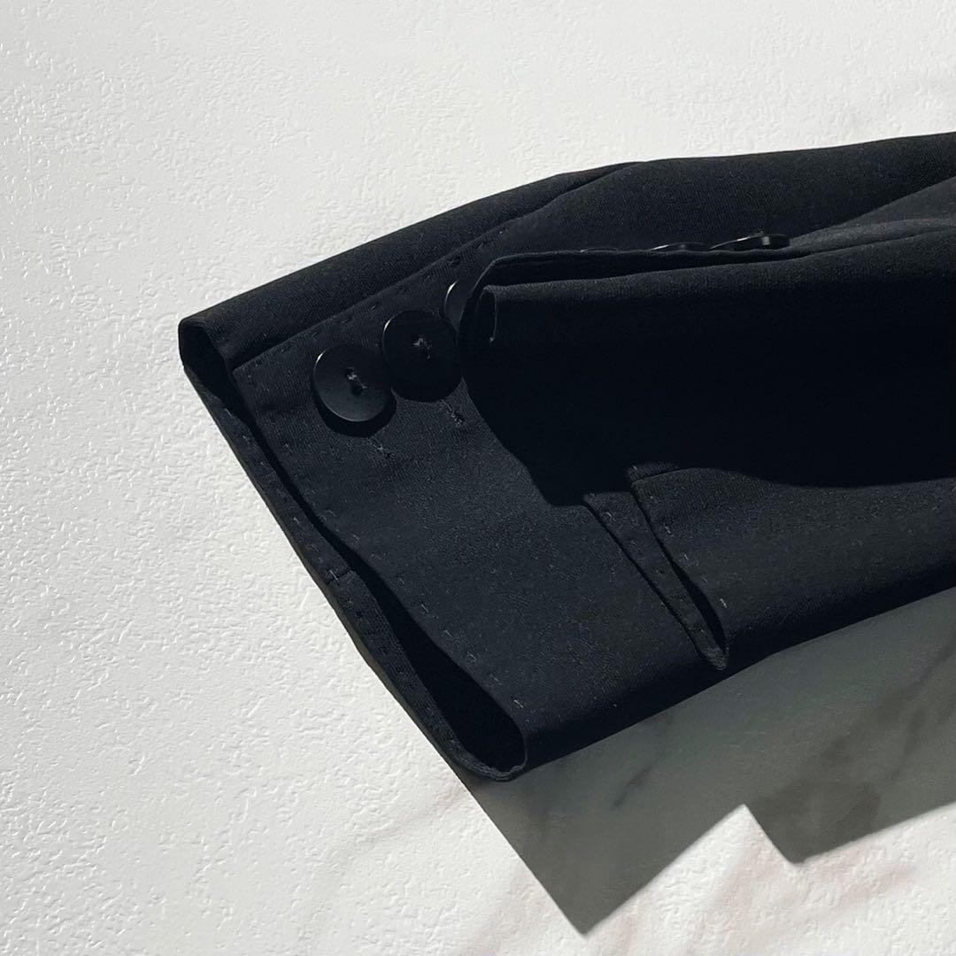 【未使用級✨】マリナリナルディ スーツ セットアップ 黒 無地 4XL〜