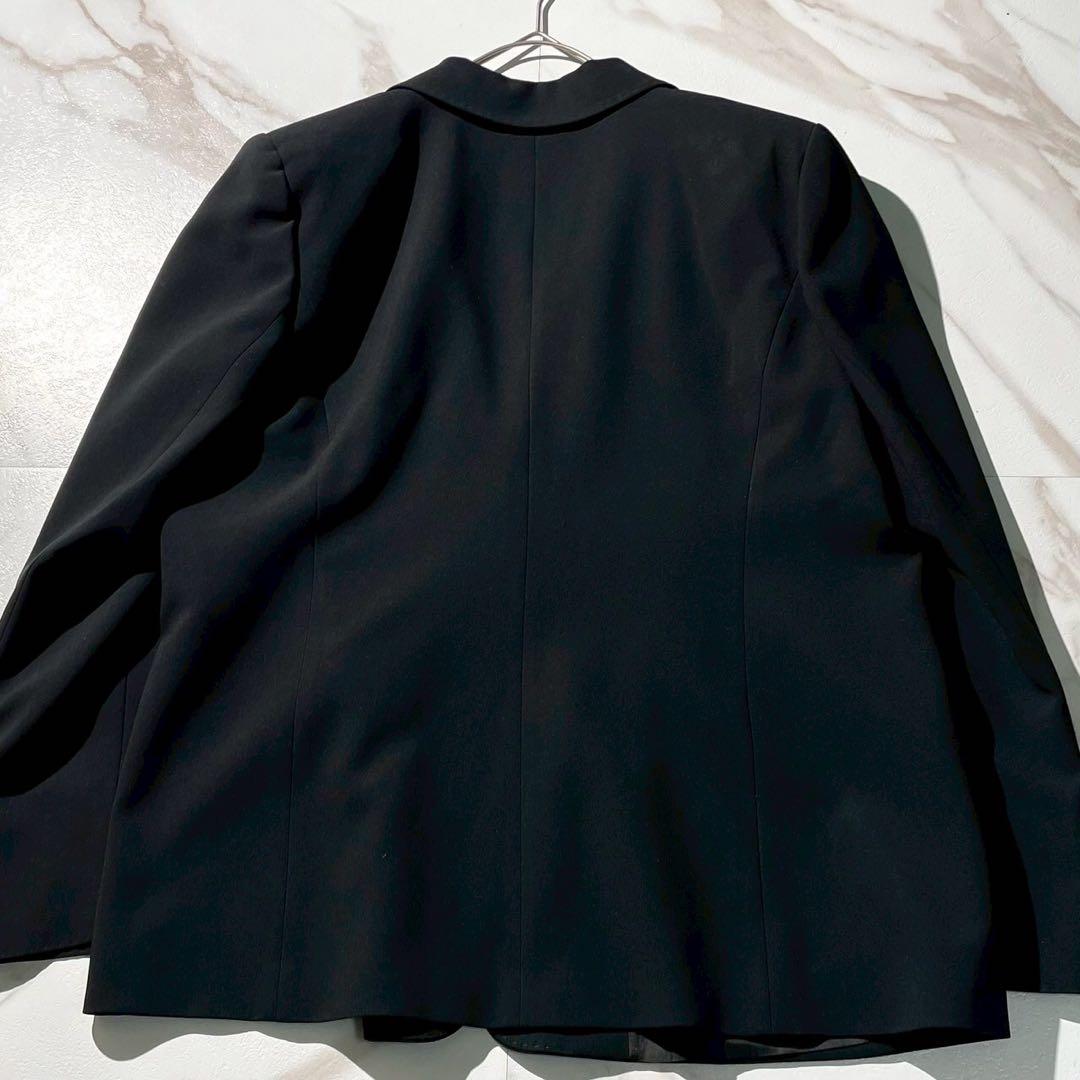 【未使用級✨】マリナリナルディ スーツ セットアップ 黒 無地 4XL〜