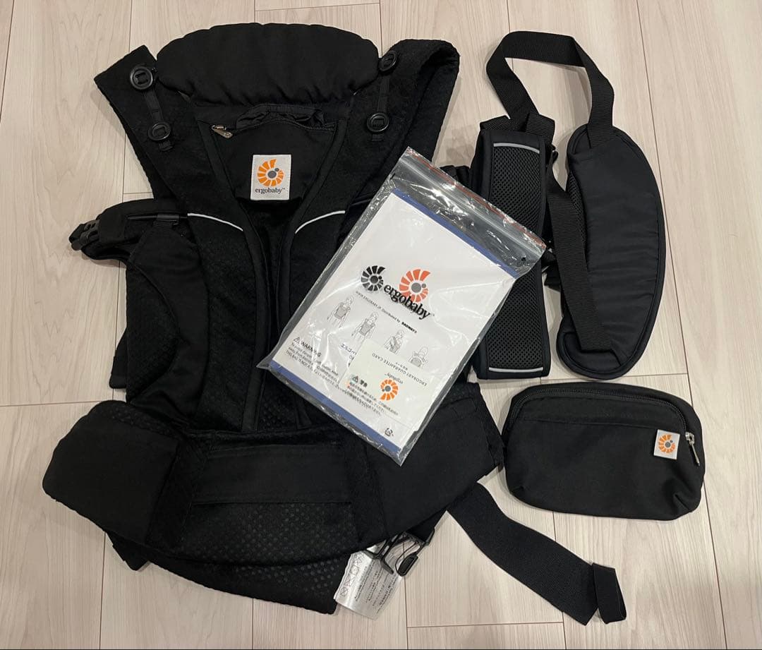 ♦︎エルゴベビー♦︎OMNI Breeze オムニブリーズ ブラック 取説付