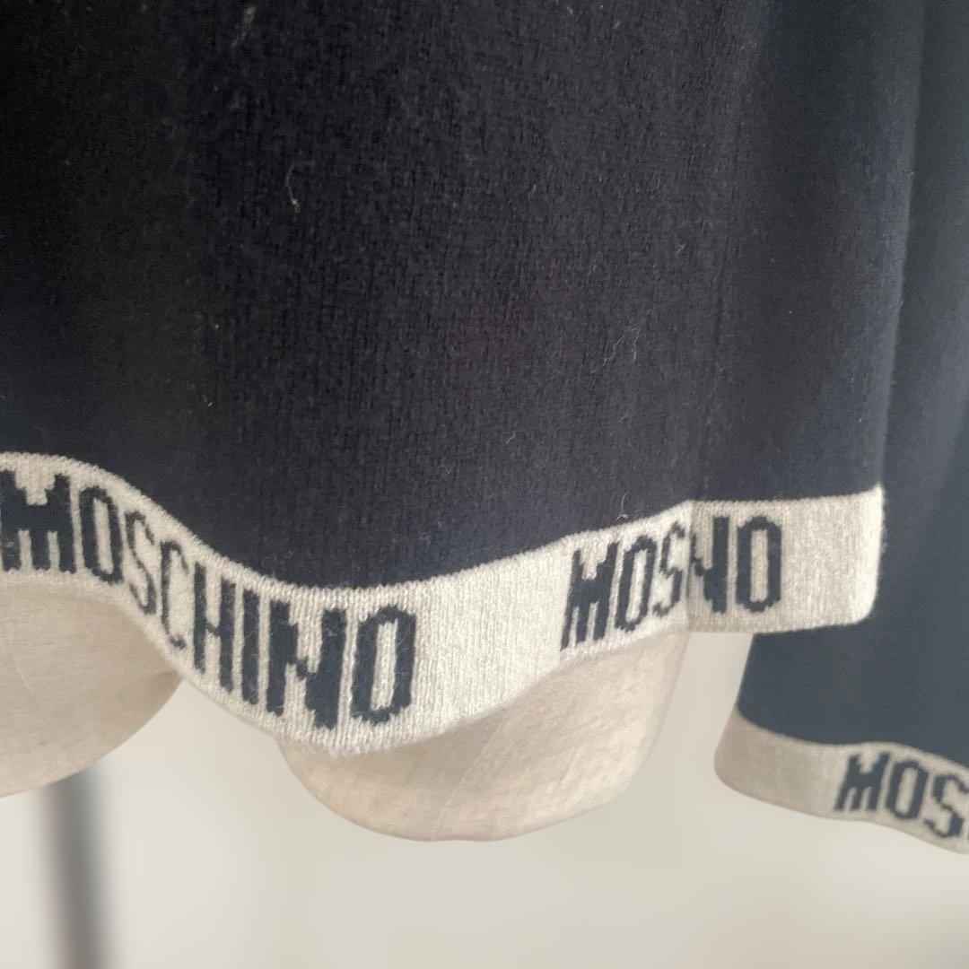 MOSCHINO ブラック カーディガン ニット 人気アイテム！ブラックカラー