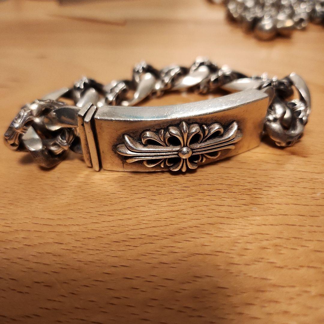 Chrome Hearts 1992 フローラルクロスブレス クロムハーツ激レア草創期ヴィンテージ1992刻印フローラルクロスID