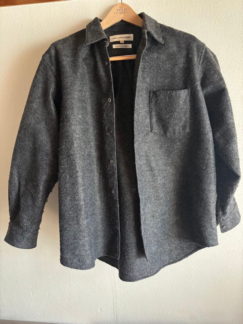 ぎゅな　COMME des GARÇONS SHIRT ウールシャツ
