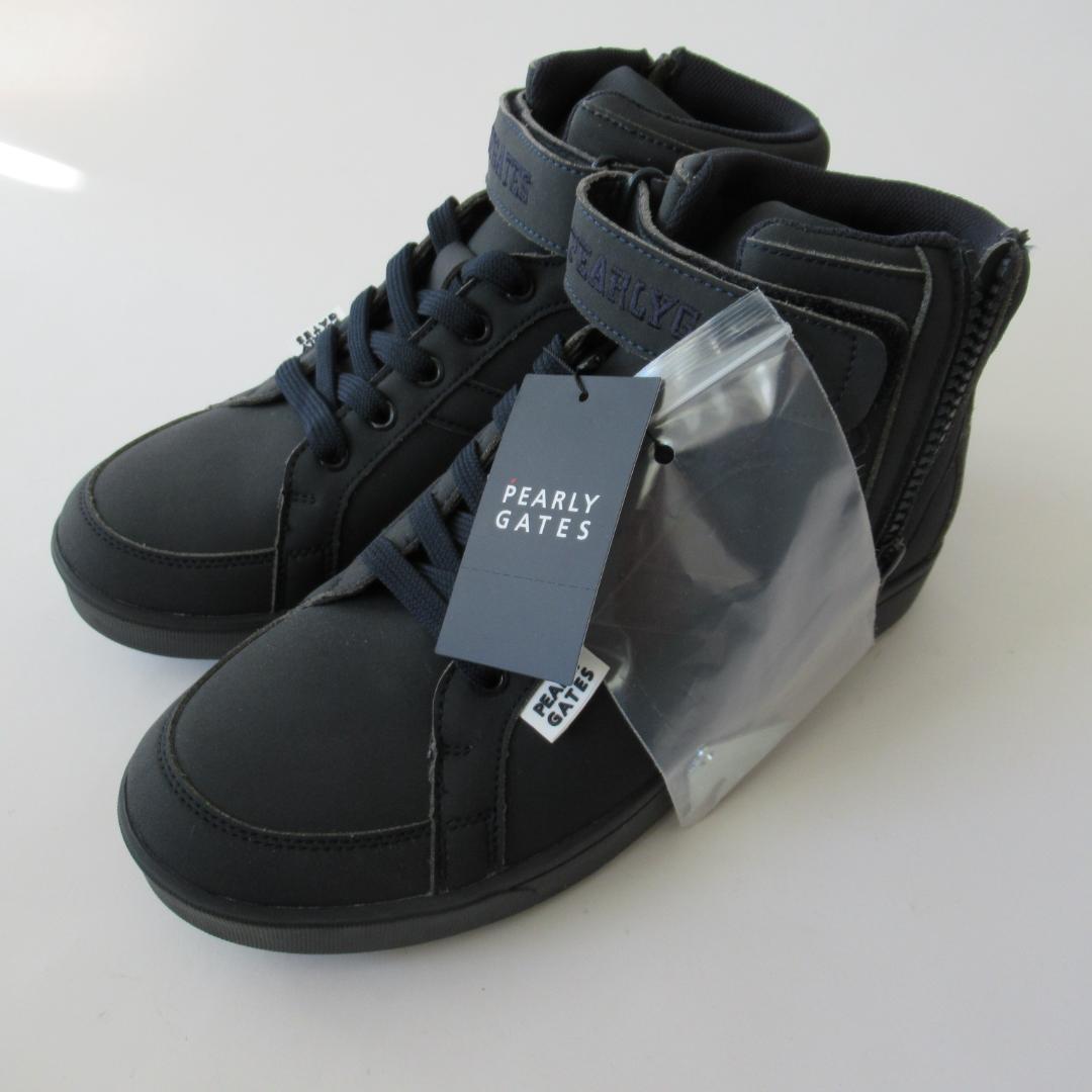 パーリーゲイツ新品濃紺 ソフトスパイク ゴルフシューズ 24.0ｃｍ No.1