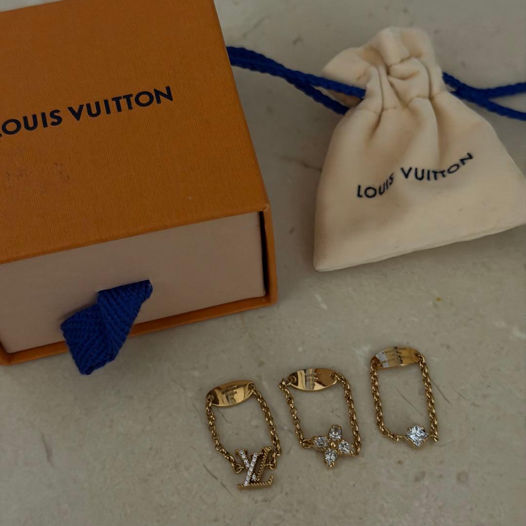 LOUIS VUITTON 3連リング M1604M