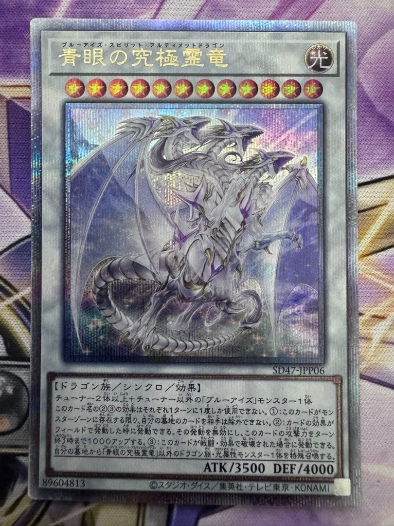 遊戯王　青眼の究極霊竜　クオシク　25th 青眼の究極霊竜(25thレア) | クォーターセンチュリーシークレットレア