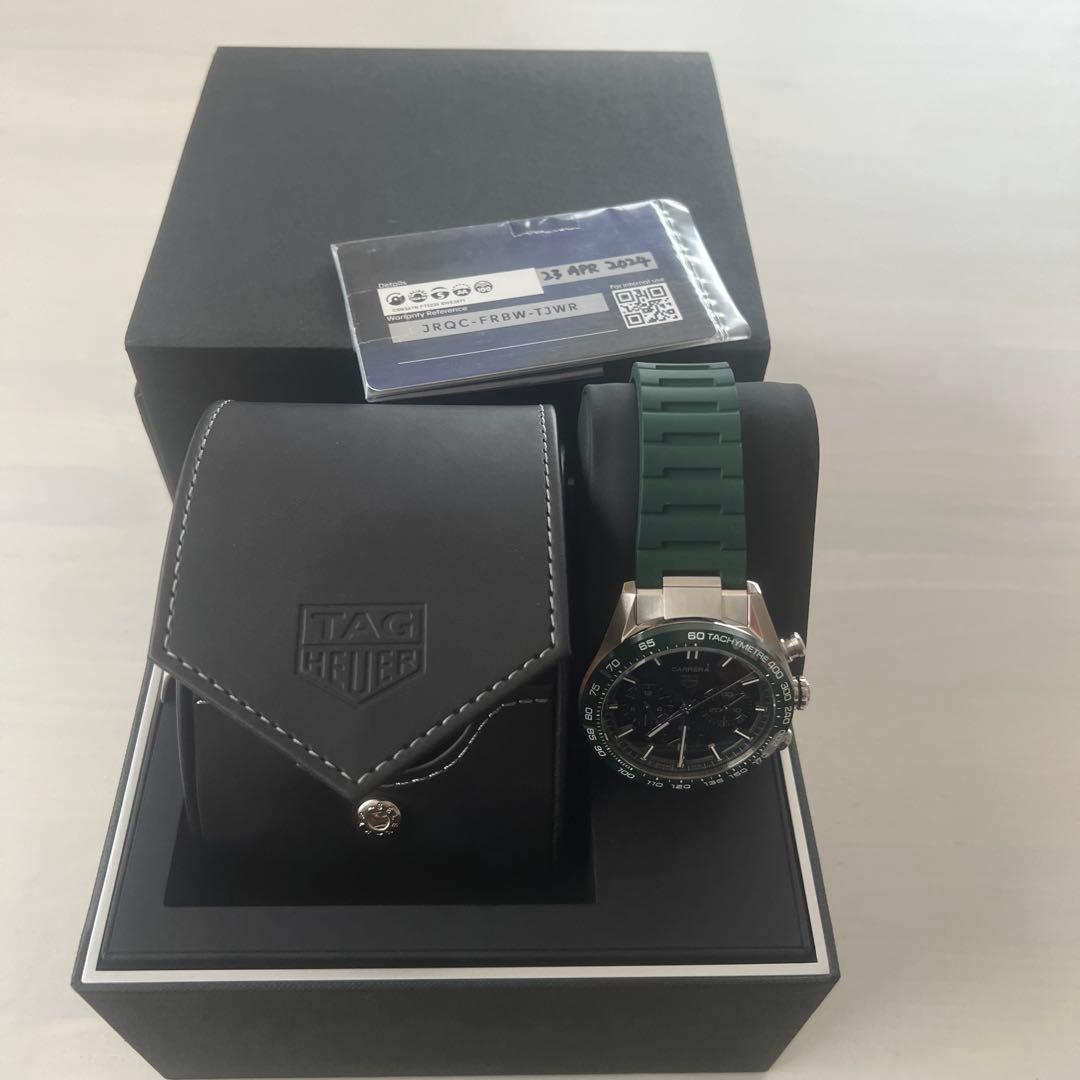 TAG Heuer Carrera クロノグラフ グリーンラバー