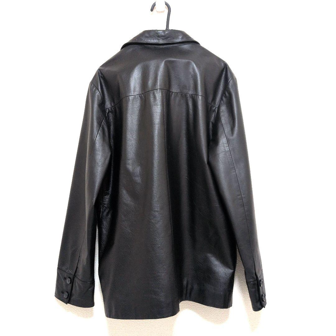美品✨ Wind Armor ブラック レザー ジャケット M 牛革 - メルカリ