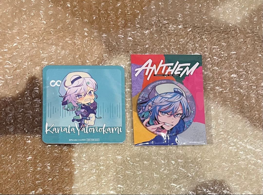 パラライ 矢戸乃上珂波汰 コースター BIG缶バッジ ANTHEM - メルカリ