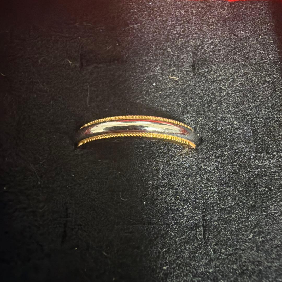 Tiffany リング 17号 ミルグレイン