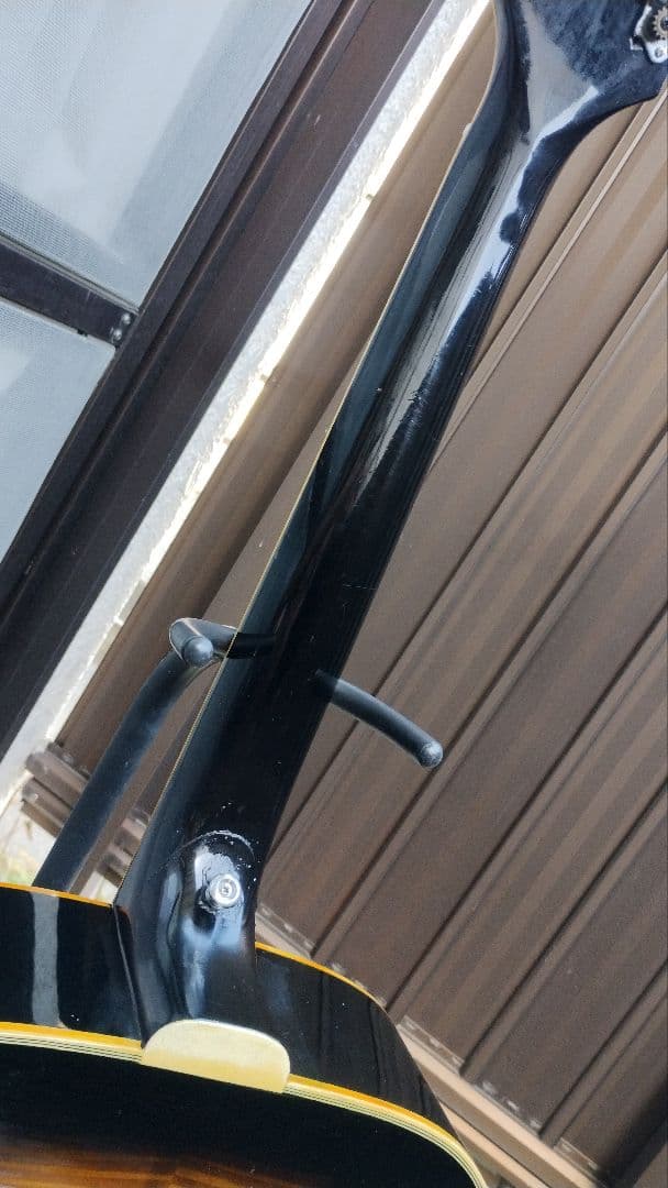 こ*ん様 経年美品 激鳴り トラ柾目 ハミングバード ダブルPU付きエレアコ