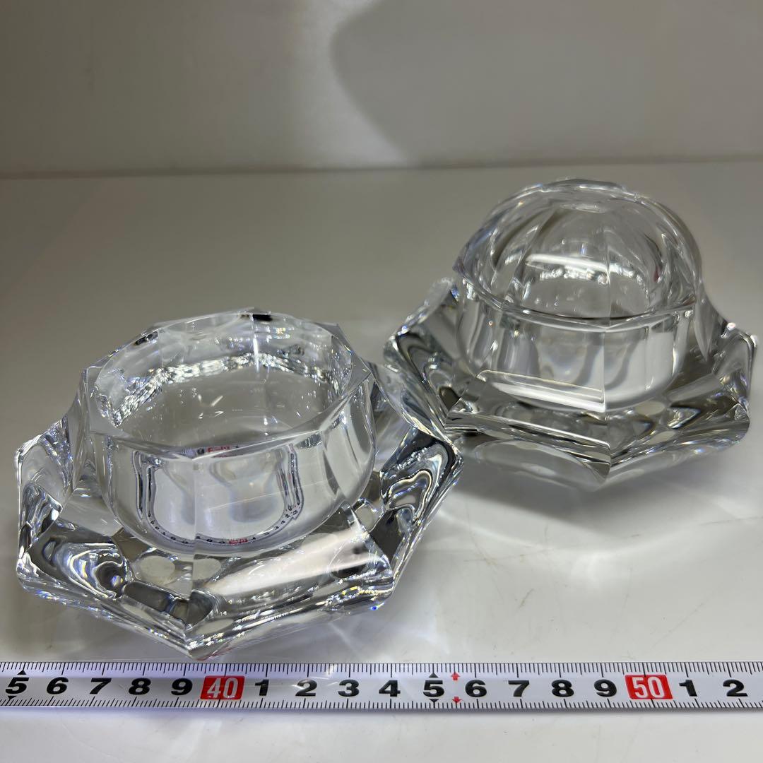 バカラ インク壺2点 最大幅約12㎝ 東里7-1015② - メルカリ