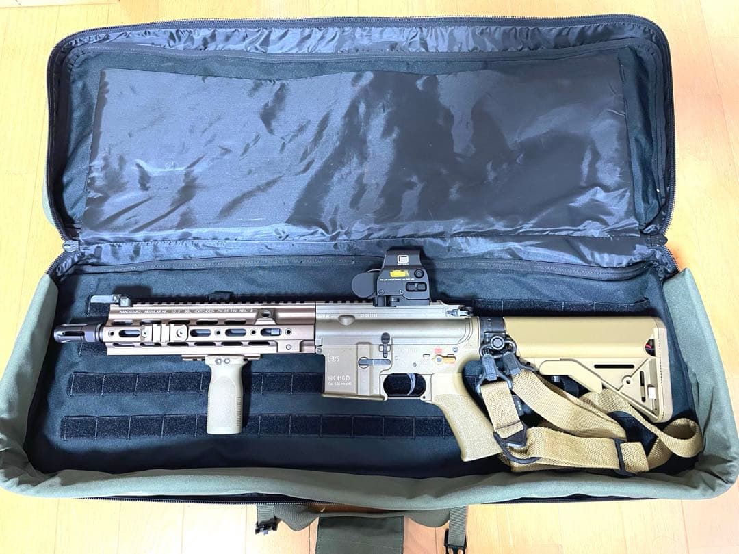 次世代電動ガン デルタカスタム HK416 タンカラー サマコバ・人気ケース付き TOKYO MARUI（東京マルイ） 次世代電動ガン HK416 デルタカスタム Tan