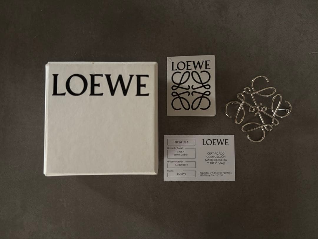 ロエベ　アナグラム LOEWE ブローチ　正規品 LOEWE（ロエベ） 【LaGアウトレット】LOEWE ブローチ Multi Color