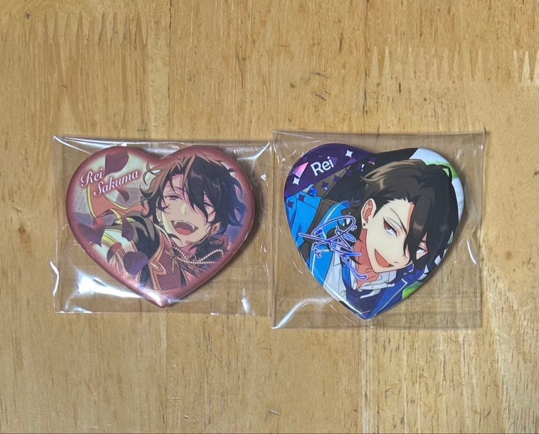 あんスタ 朔間零 ハート 缶バッジ - メルカリ