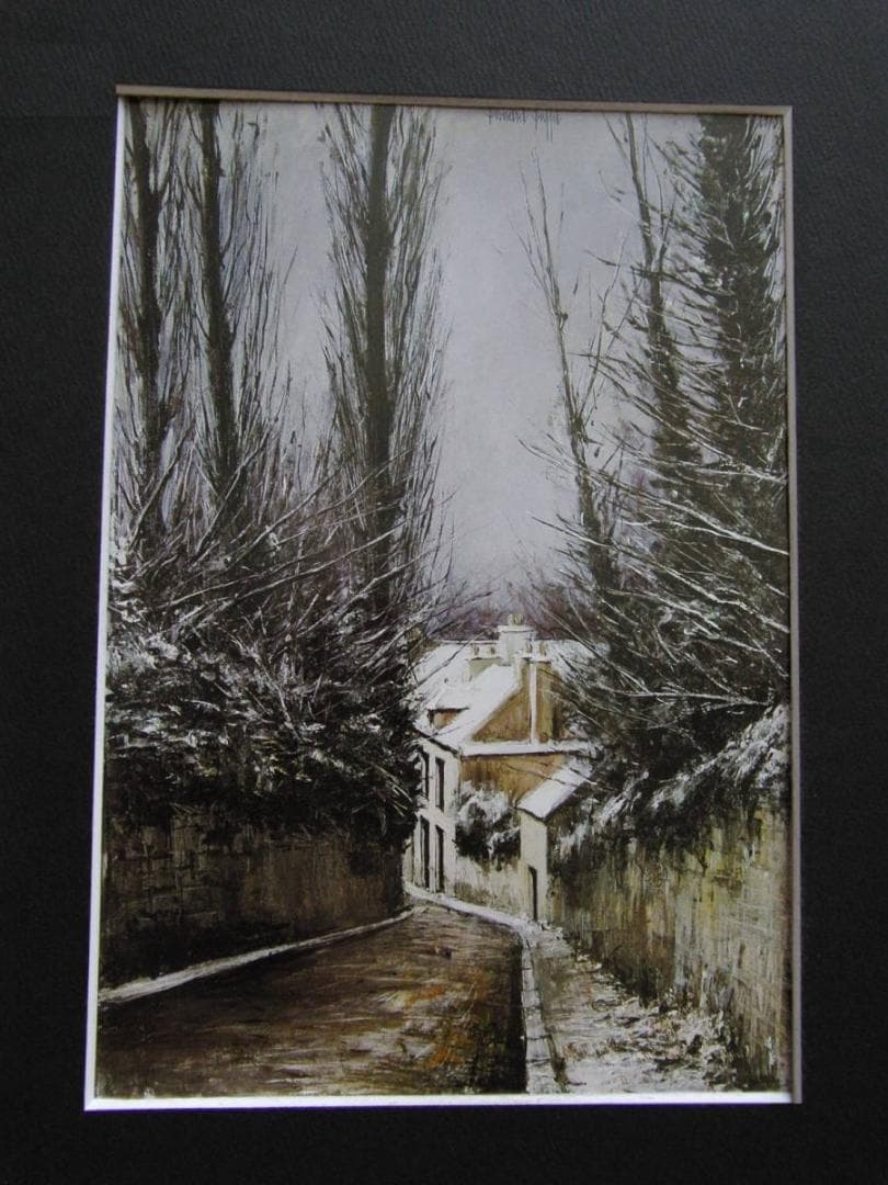 ベルナール・ビュッフェ【Chevreuse en hiver】