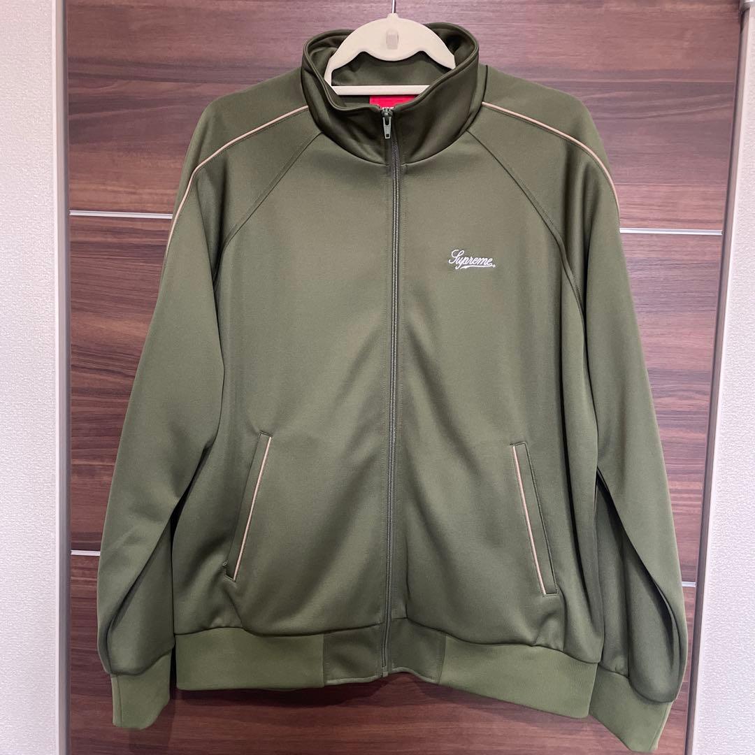 ジャケット・アウター Supreme Track Jacket Supreme Logo Piping Hooded Track Jacket 'Black White' SUP-FW23-065