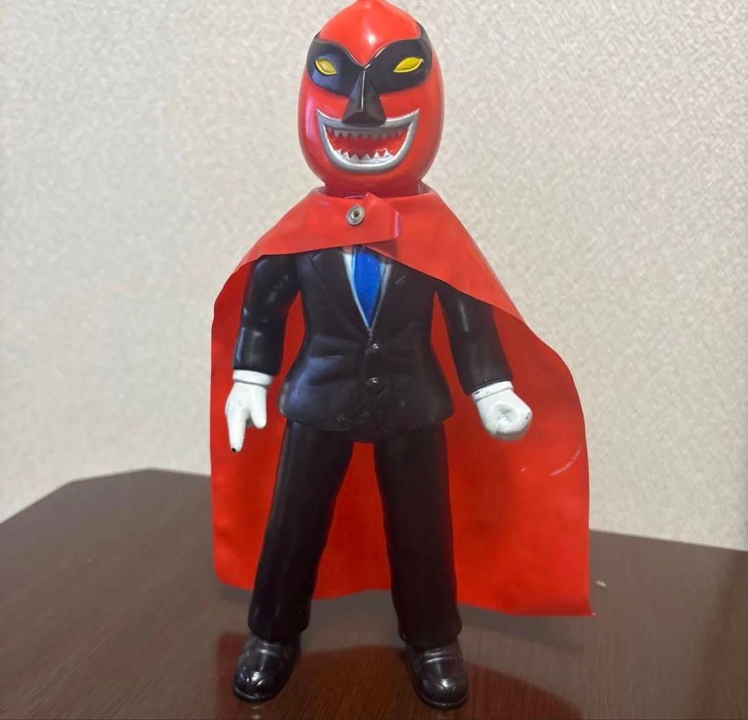 中島製作所　タイガーマスク　なぞの魔人　ソフビ Yahoo!オークション - 美品 中島製作所 タイガーマスク ソフビ フィギ