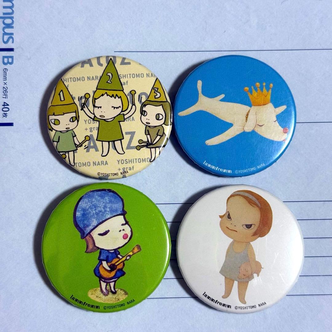 奈良美智 缶バッジ - メルカリ