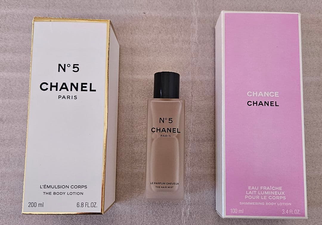 CHANEL ボディローション×２とヘアミスト　３点セット
