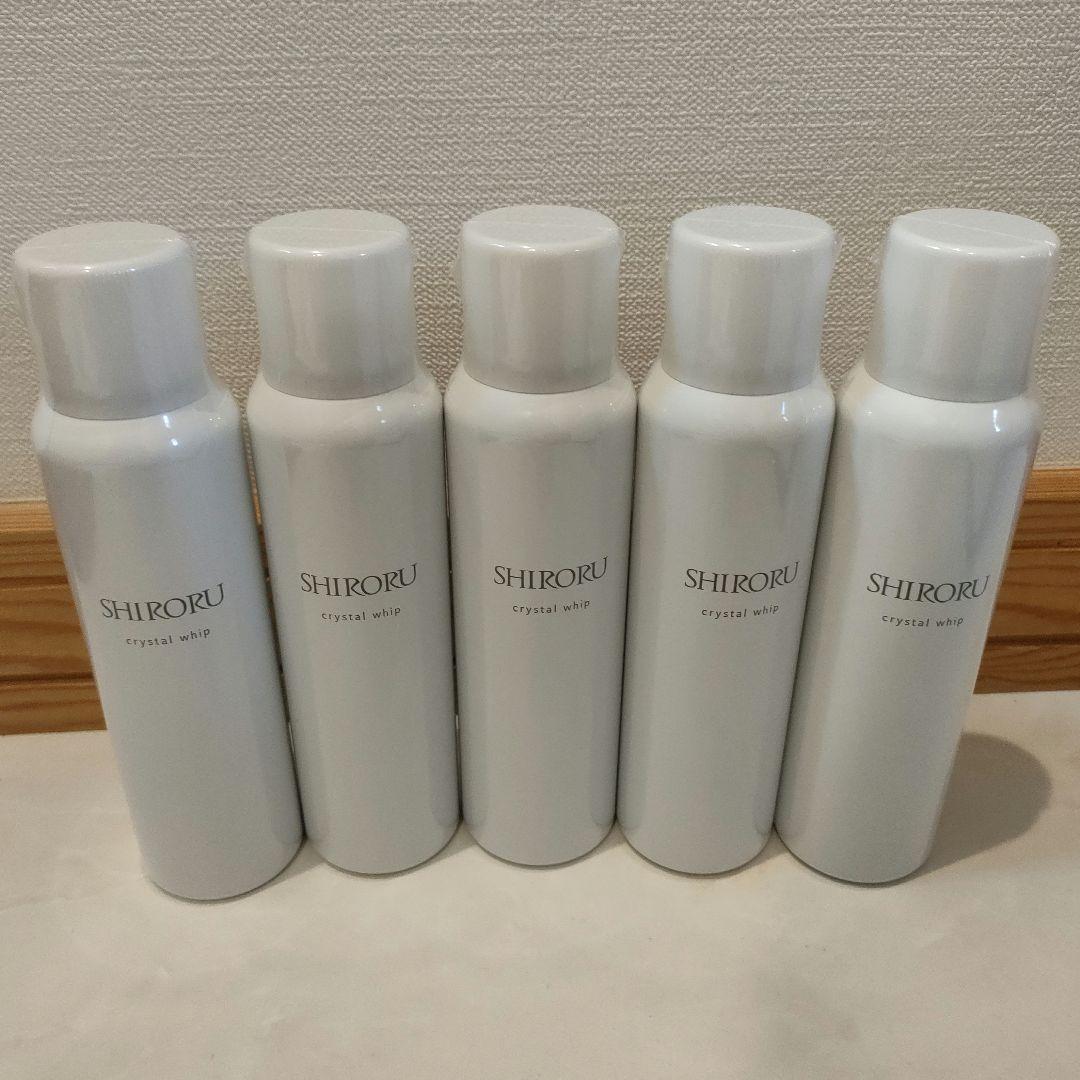 シロル　SHIRORU クリスタルホイップ 5本入り 泡洗顔