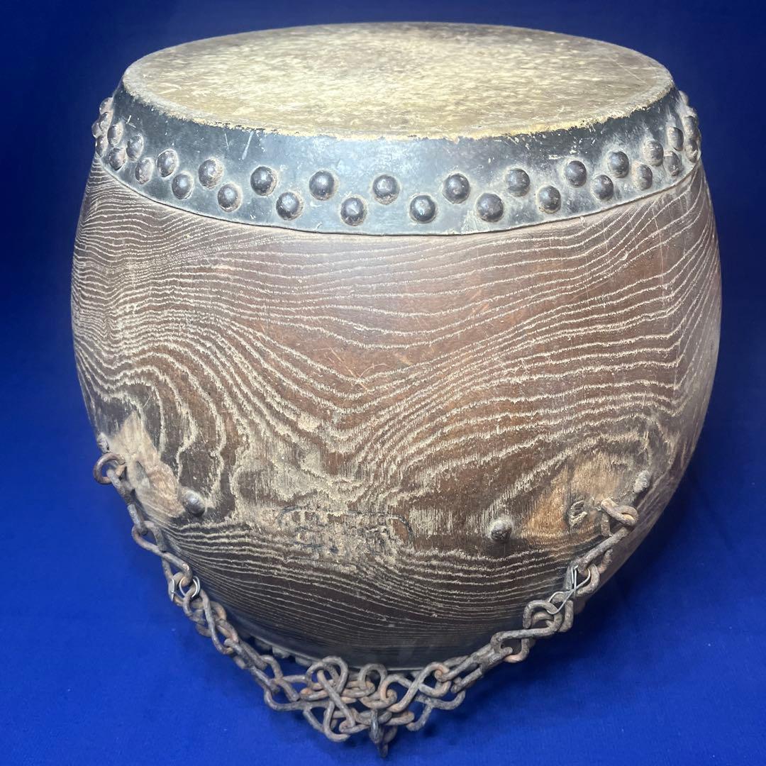 和太鼓　銘あり　骨董品　ジャンク品