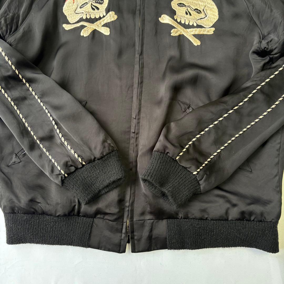 港商 東洋 スカジャン BLOODY SKULL DRAGON & TIGER - メルカリ