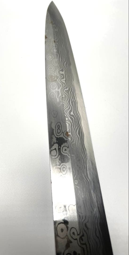カリメロ　柳刃包丁　墨流し　青鋼　別誂