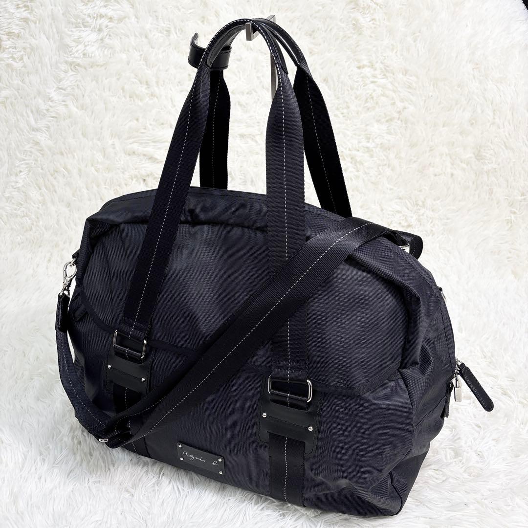 ☆極美品☆アニエスベー ボヤージュ ボストンバッグ 2way 大容量