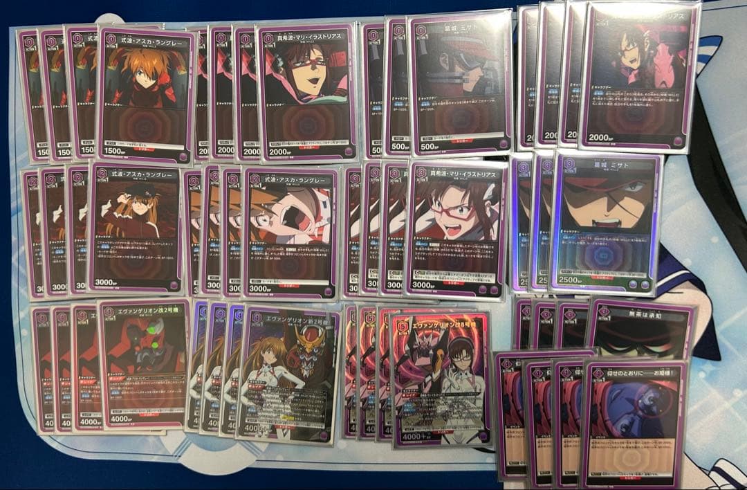 大*臣様 ユニオンアリーナ　紫エヴァ　デッキ　WILLE アスカ　マリ　スリーブ ユニアリ】＜ヱヴァンゲリヲン新劇場版＞紫ヱヴァ「WILLE」【デッキ