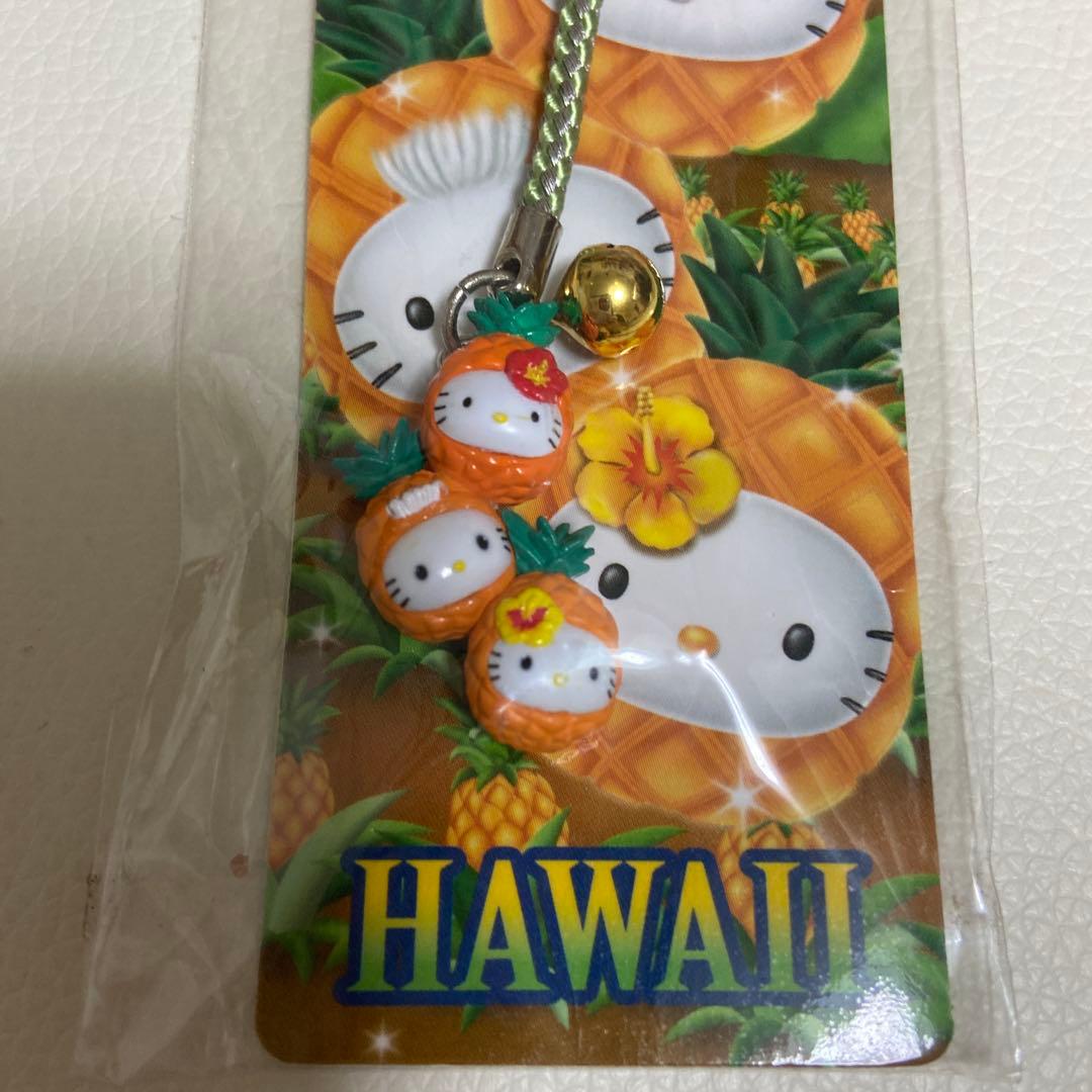 【ご当地キティ】HAWAII限定ハワイ パイナップル キティ 根付け ストラップ