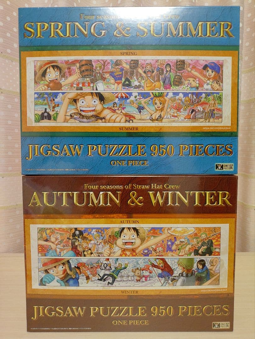 ONEPIECE展ジグソーパズル　春＆夏、秋＆冬　2種セット