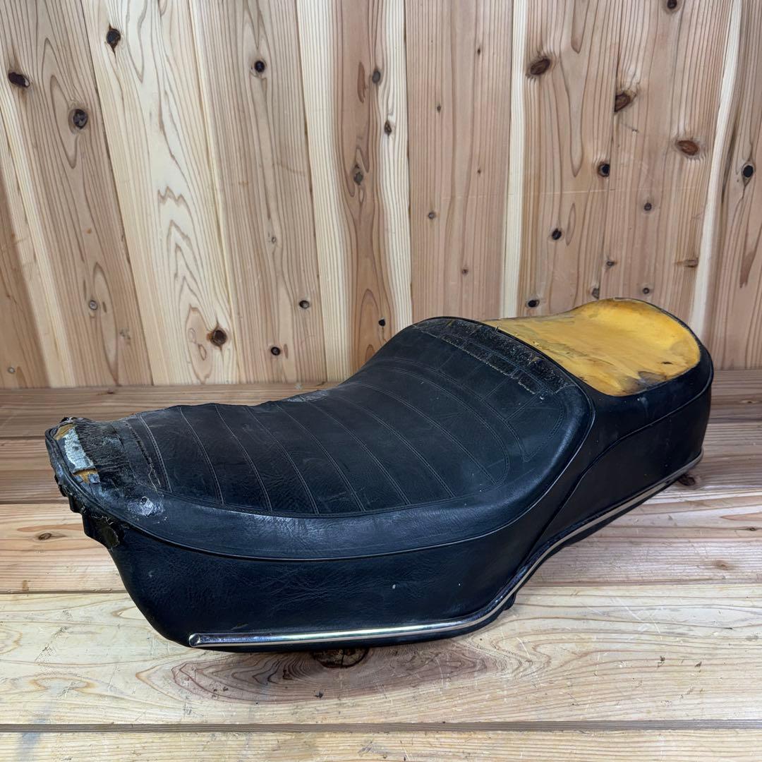 【当時物】cm400t cm250t 純正シート　純正モール　鉄ベース