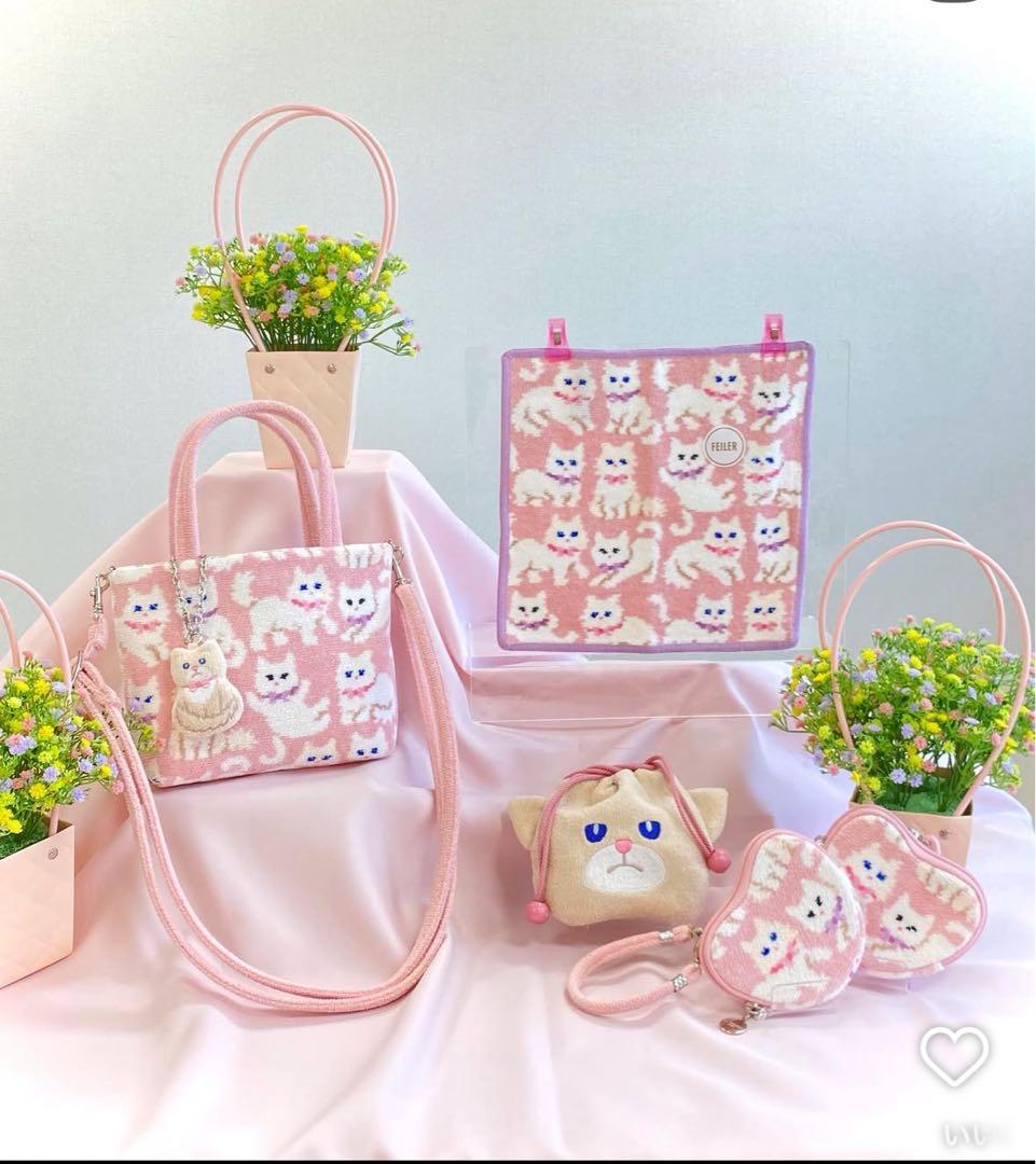 フェイラー モフモフネコチャン バッグ ポーチ - メルカリ