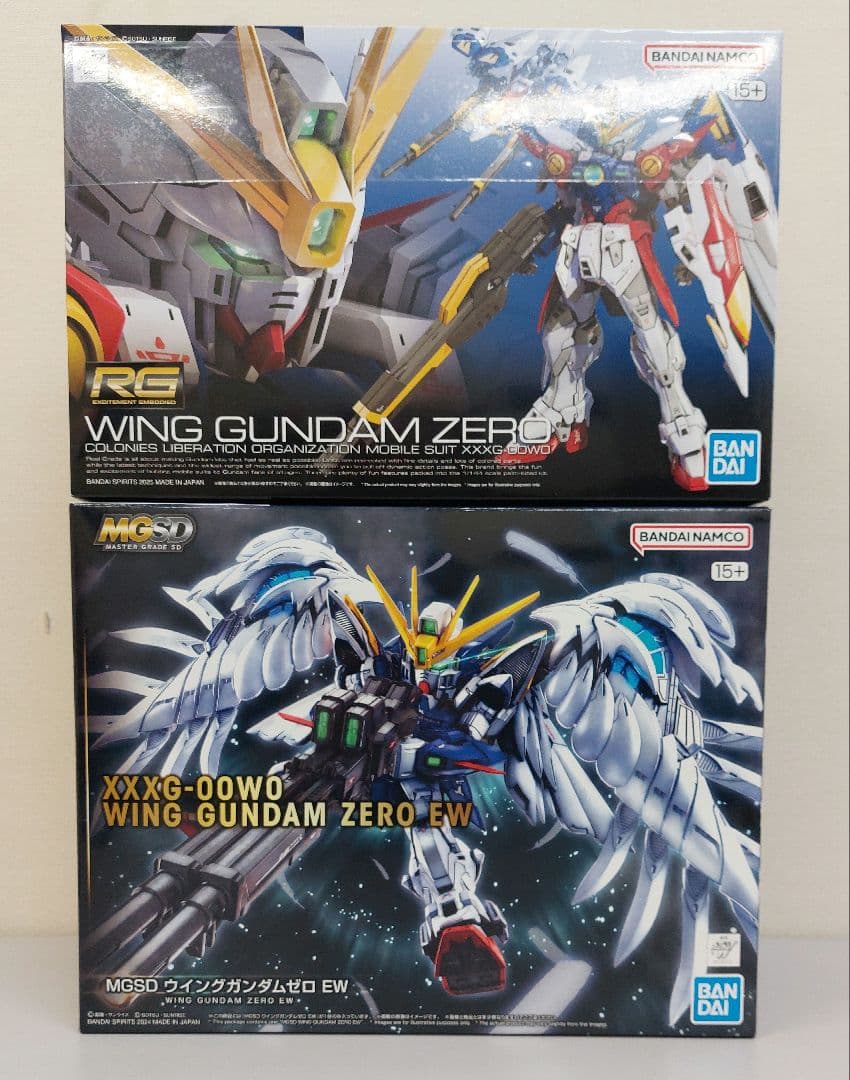 MGSD ウイングガンダムゼロ EW　RG 1/144 ウイングガンダムゼロ