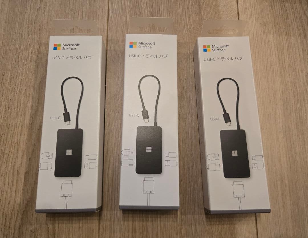 3個セット【新品】Microsoft Surface USB-C トラベルハブ