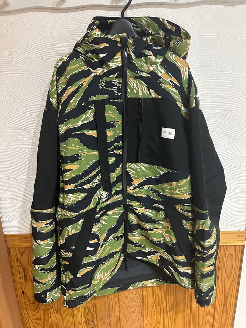 CRIMIE クライミー　迷彩柄 フード付きマウンテンパーカー XL