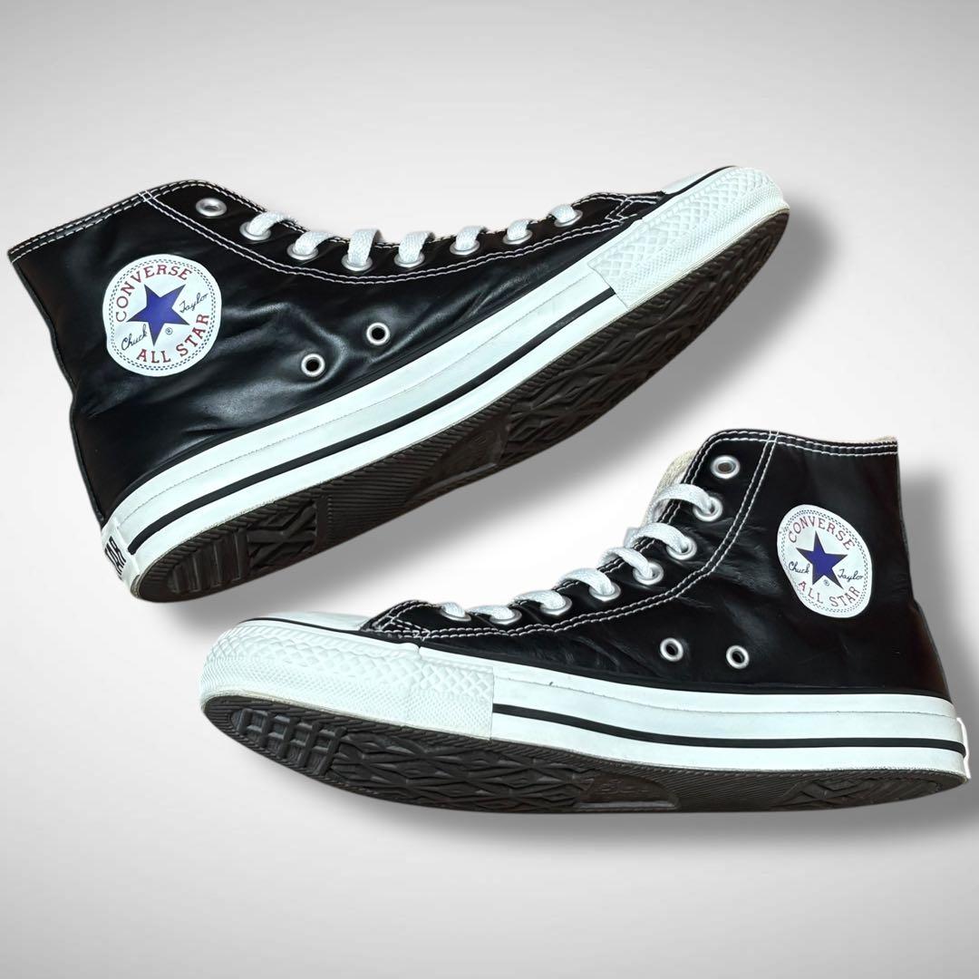 00sヴィンテージ】コンバース レザーオールスター ブラック