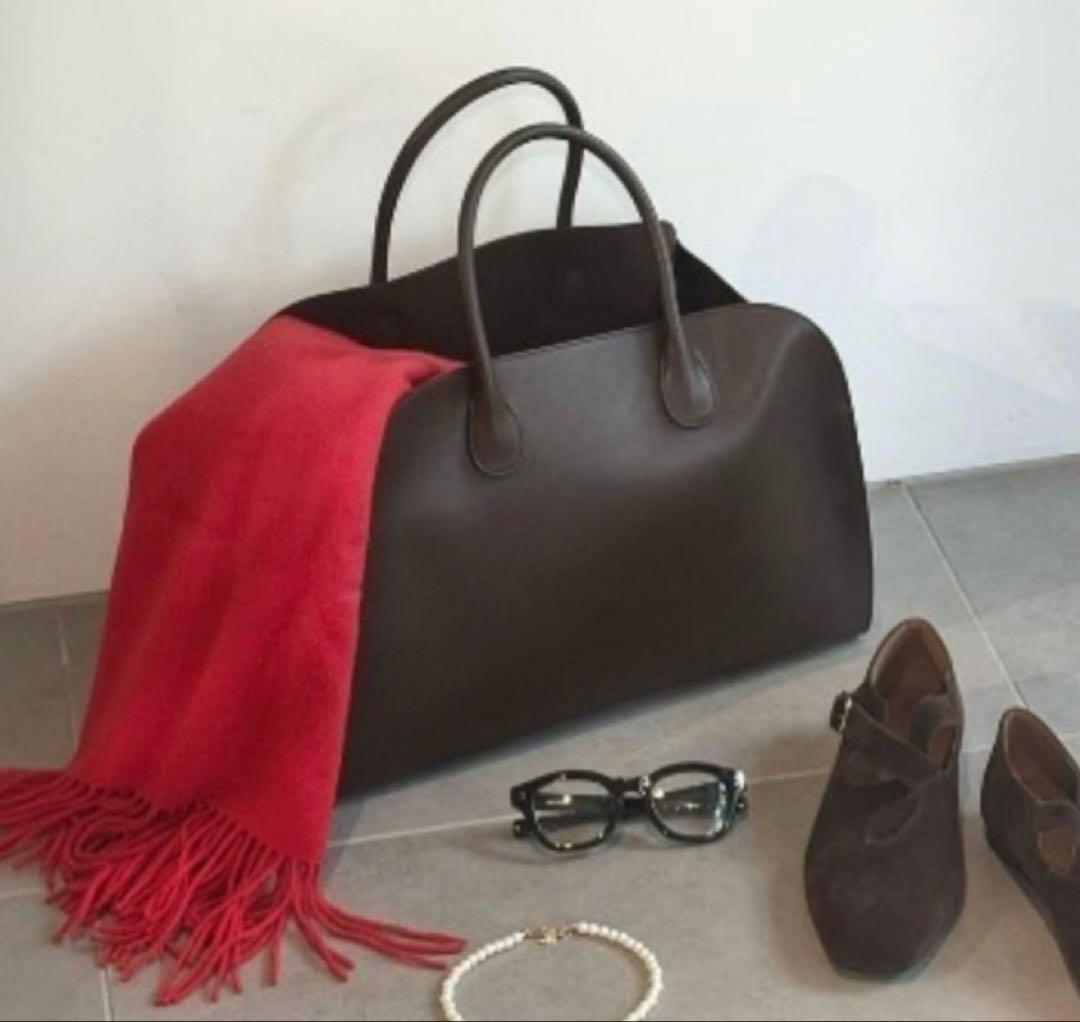 ミラウォーエン　巾着付きラージボストンバッグ