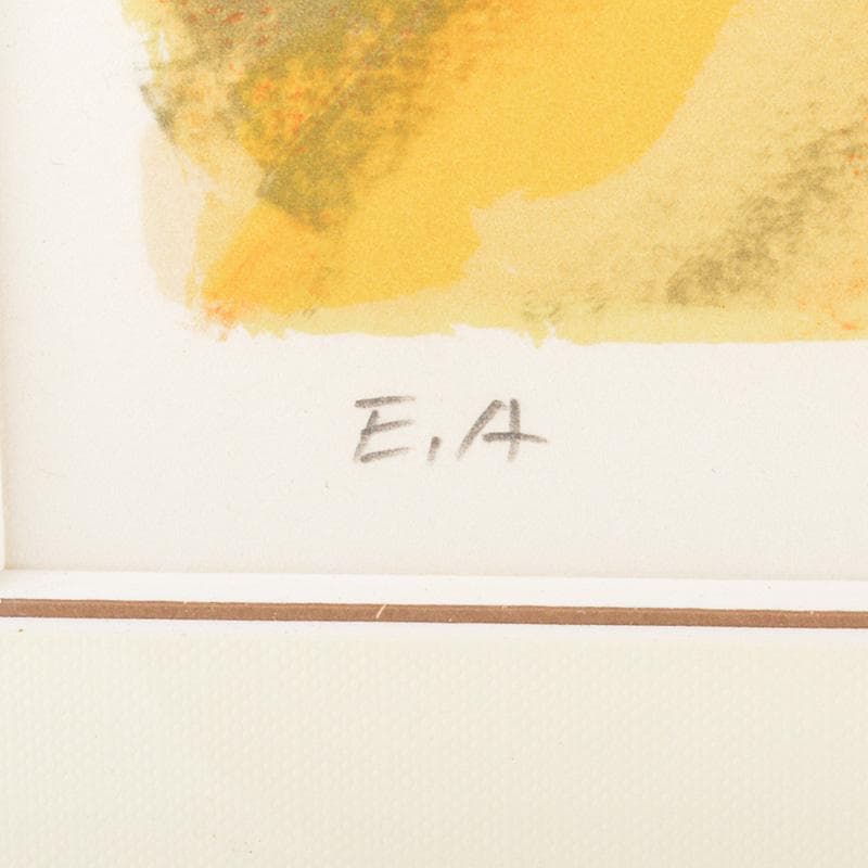 斉藤三郎 版画 EA 「モンターニュ通り」 額装 箱付 C R5917C