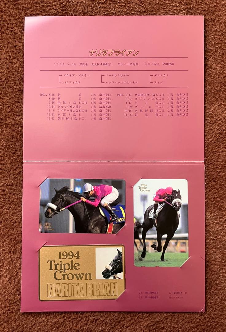 1994 トリプルクラウン ナリタブライアン カードセット NASCAR 1994 Complete Set of 240 Cards Series One Maxx Race for