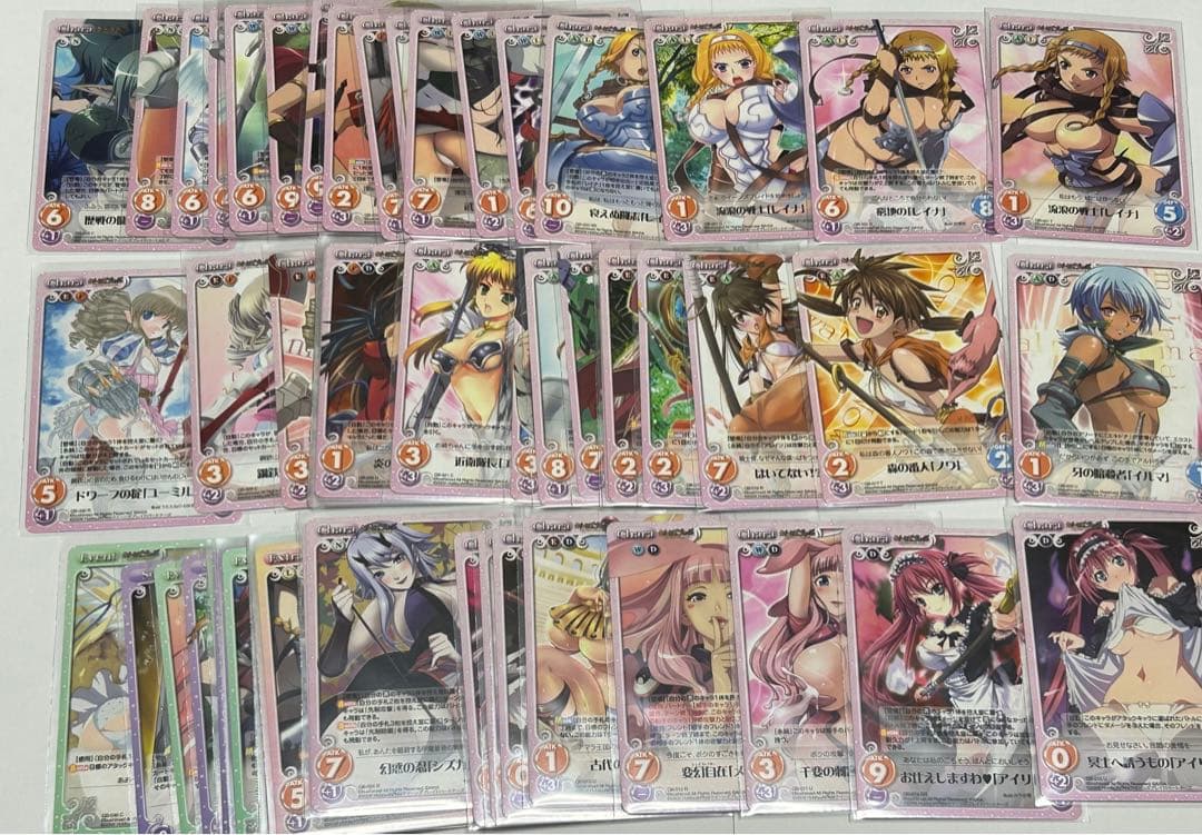 クイーンズブレイド　カオス　CHAOS　まとめ売りセット　レイナ　アイリ　メナス