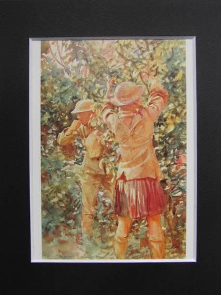 ジョン・シンガー・サージェント、汝、盗むことなかれ、希少な額装用画集より