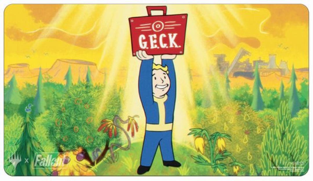 新品　未開封　世界のるつぼ　MTG　Fallout　フォールアウト　プレイマット