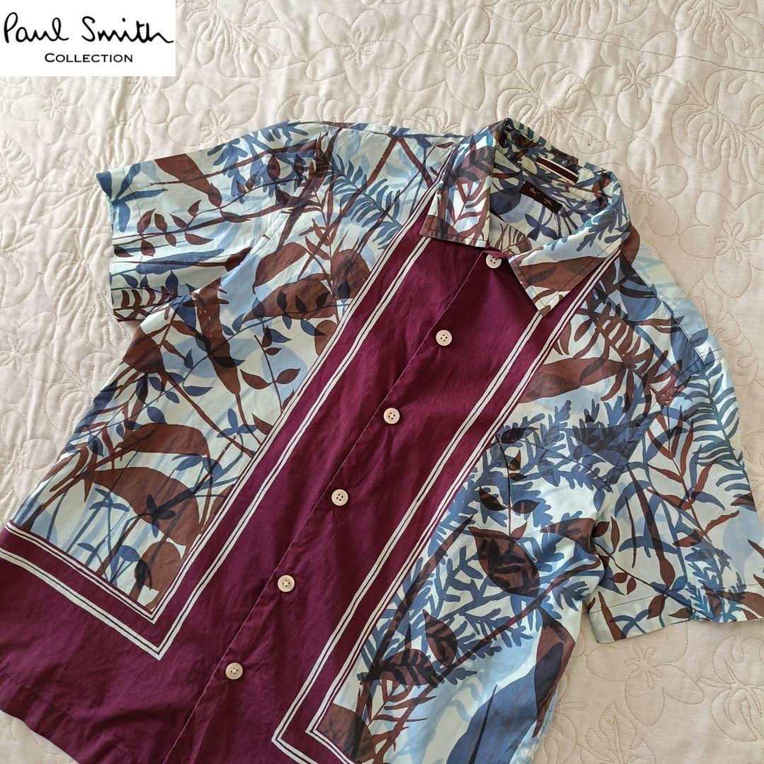 Paul Smith Collection日本製 アロハシャツ 総柄 花柄 XL - メルカリ