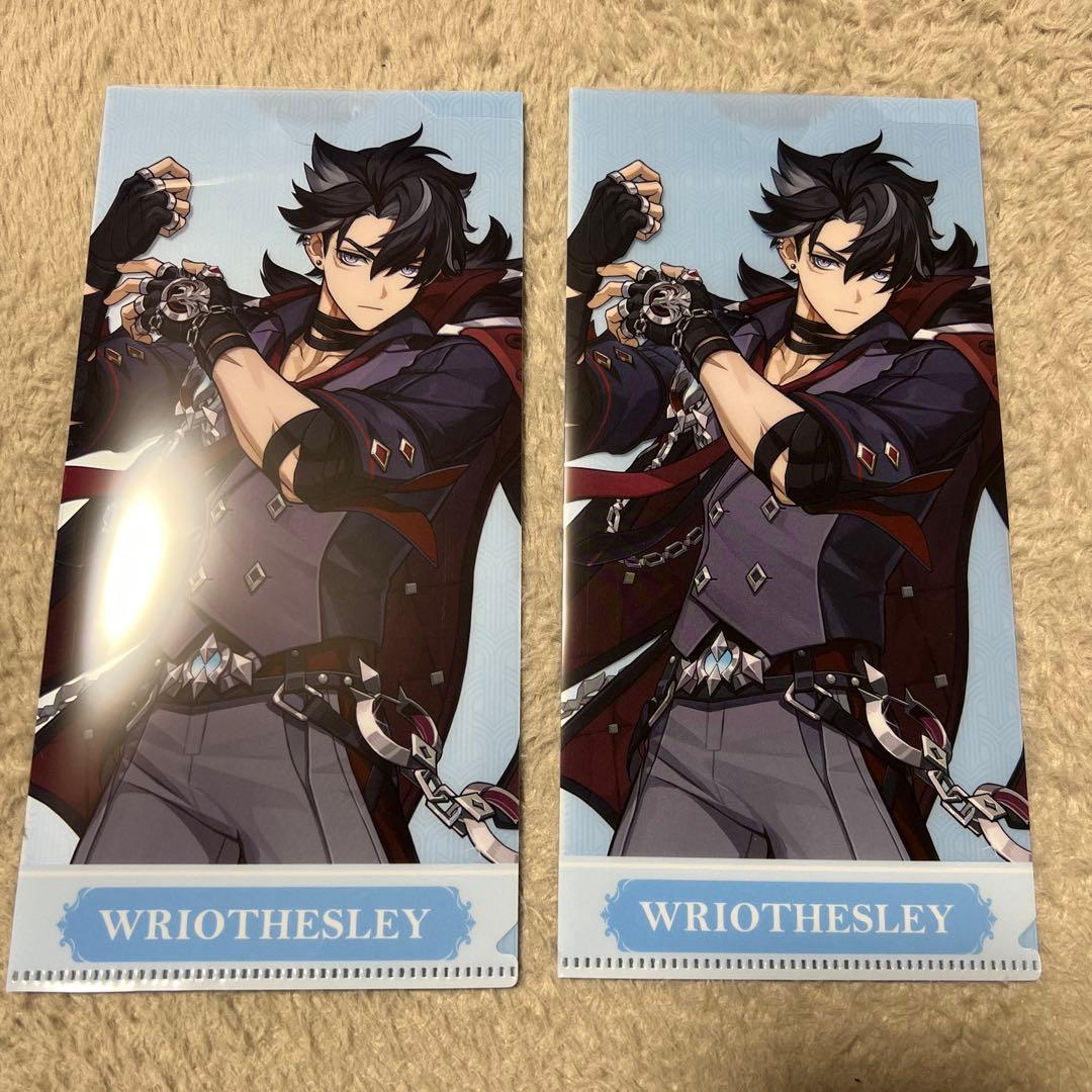 原神 チケットファイル クリアファイル リオセスリ 2枚 - メルカリ