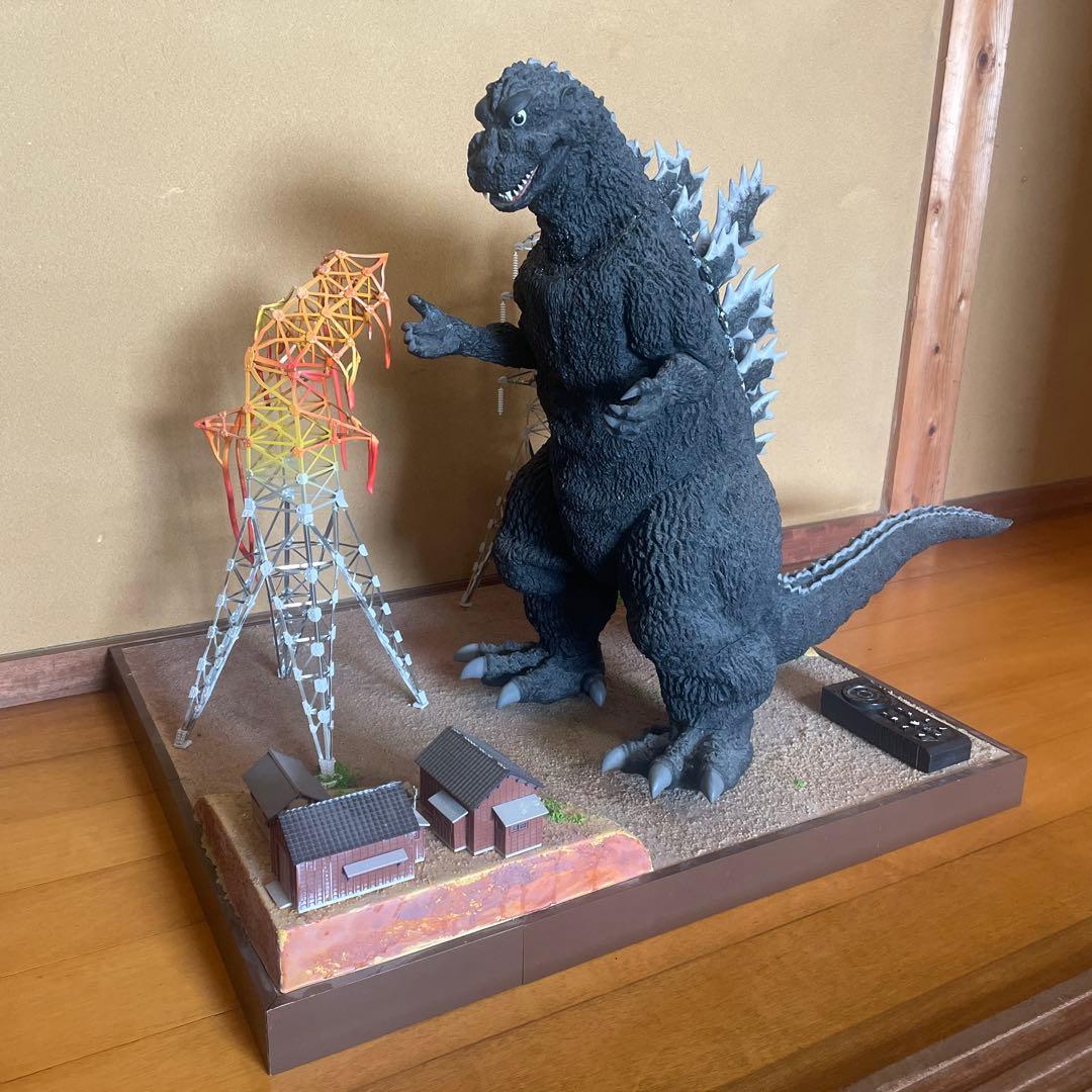 ジャンク品　ゴジラをつくる 11月16日(土)より販売開始】【てんつく工芸】ゴジラ(1973) ソフビ