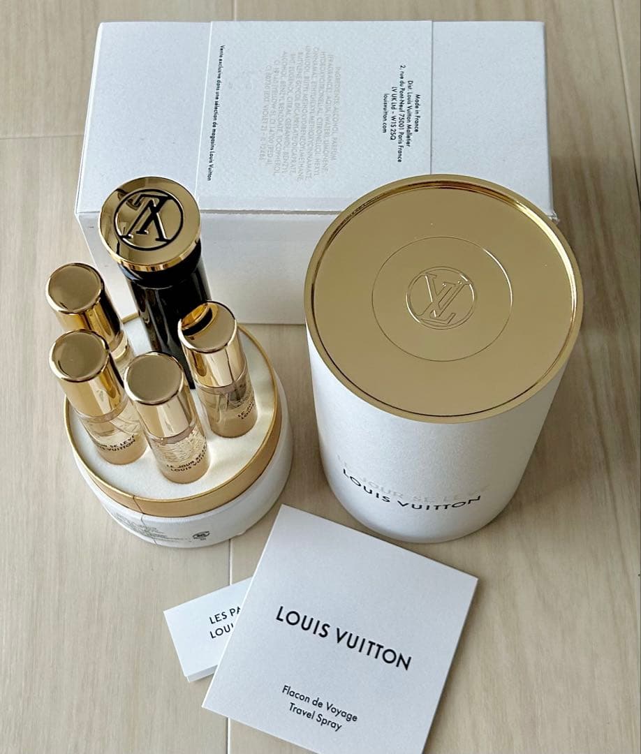 ルイ・ヴィトン　トラベルスプレー 送料無料【新品未開封】ルイヴィトン トラベルスプレーセット 7 5ml 8