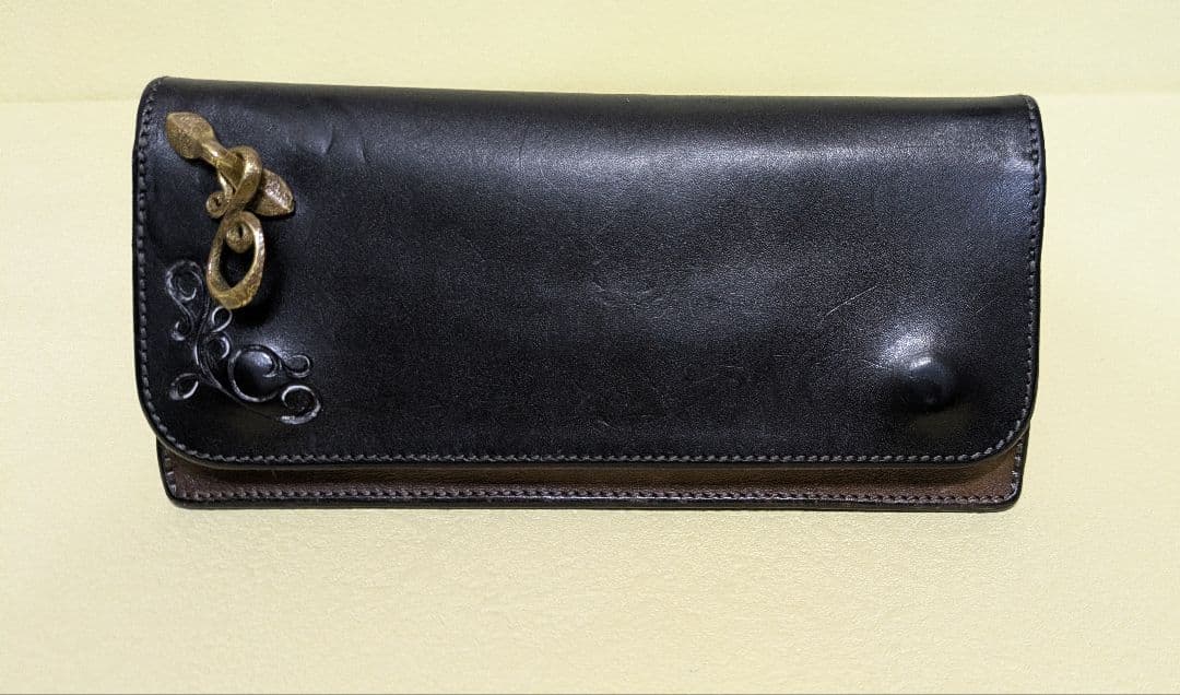 池之端銀革店 Dual UKサドル長財布